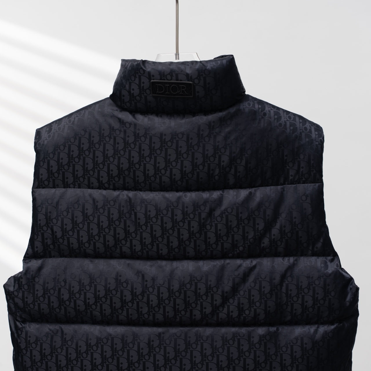 Christian Dior All-over Print Stand-up Collar Down Vest