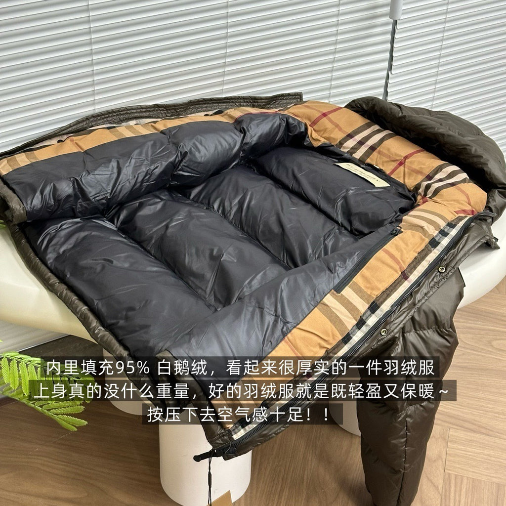Burberry Letter Badge Down Jacket