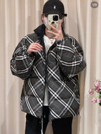 Burberry Double-sided Plaid Down Jacket