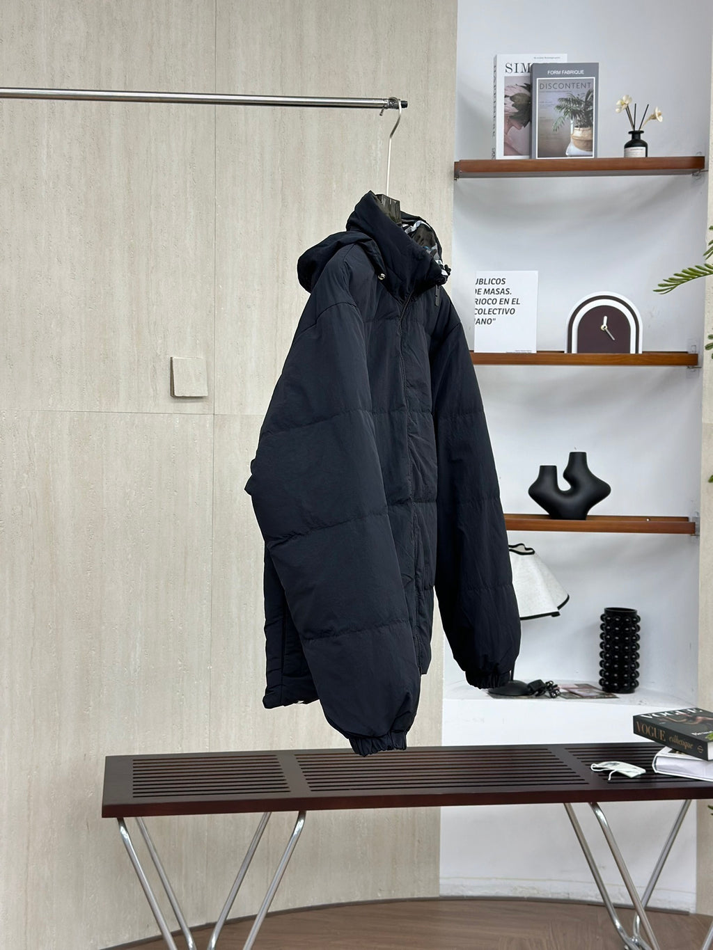 Burberry Double-sided Plaid Down Jacket