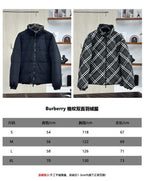 Burberry Double-sided Plaid Down Jacket