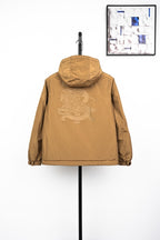 Burberry Solid Color Warhorse Print Hooded Jacket