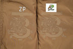 Burberry Solid Color Warhorse Print Hooded Jacket