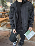Burberry Solid Color Warhorse Print Hooded Jacket