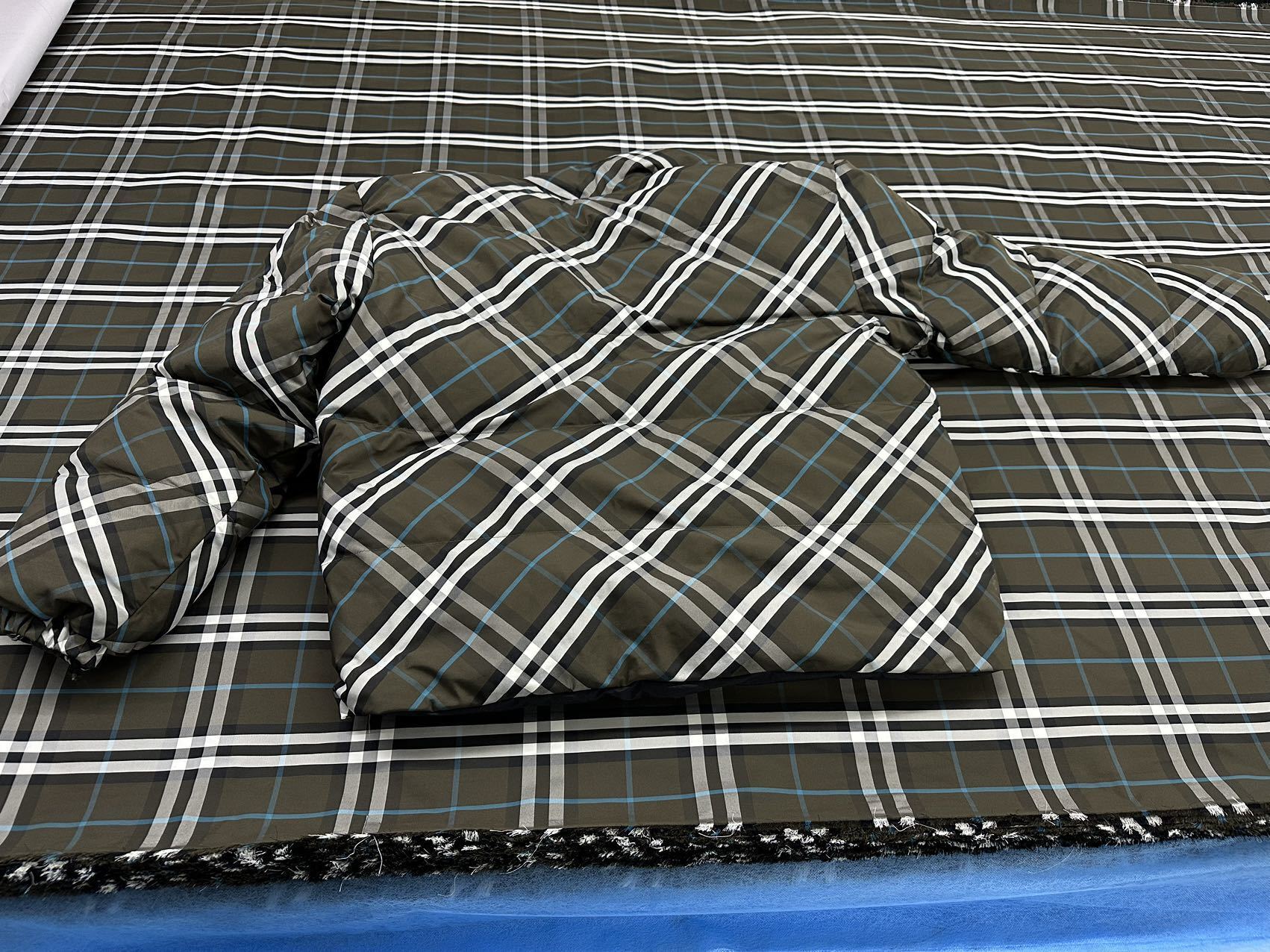 Burberry Double-sided Checkered Down Jacket