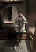 Louis Vuitton Mosaic Lamb Wool Coat