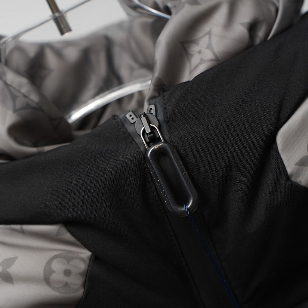 Louis Vuitton Monogram Gradient Hooded Down Jacket