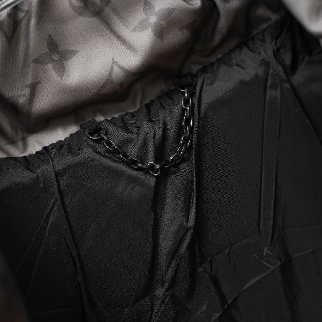 Louis Vuitton Monogram Gradient Hooded Down Jacket