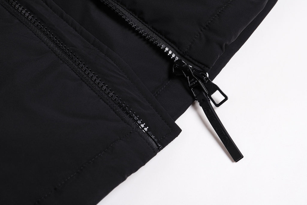Louis Vuitton Hooded Zip-up Down Jacket with Waist