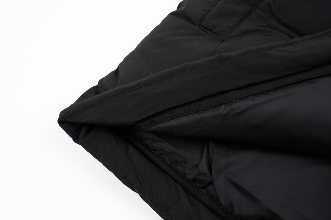 Ami Paris Heart Colorblock Down Vest Black