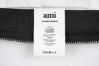 Ami Paris Heart Colorblock Down Vest Black