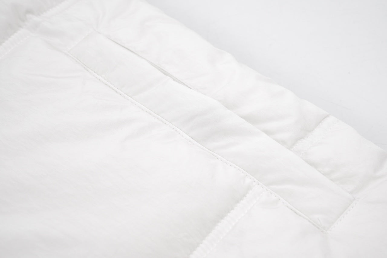 Ami Paris Heart Colorblock Down Vest Black