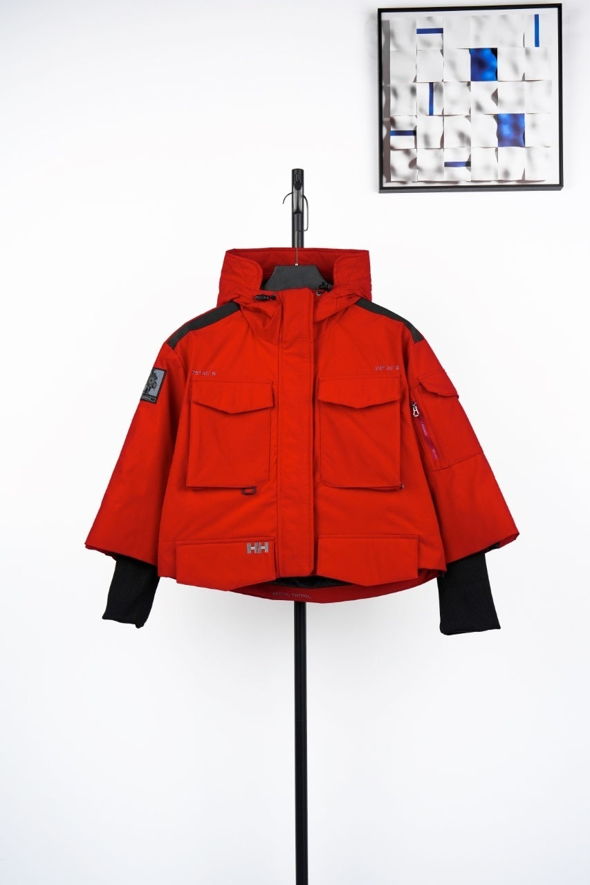 Helly Hansen Women's Hooded Down Jacket Red