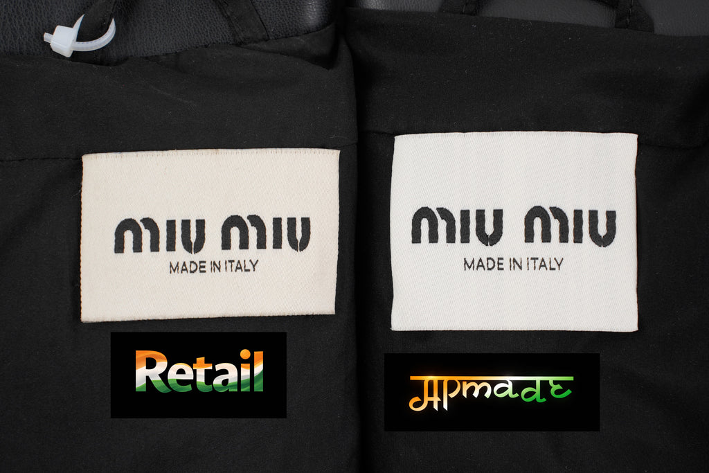 Miu Miu Down Jacket with Leather Collar