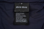 Miu Miu Small Label Strap Short Down Jacket