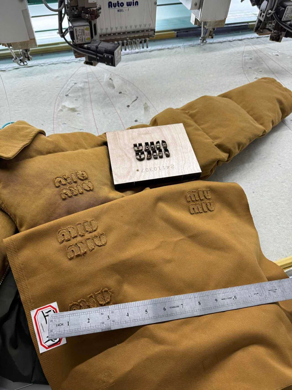 Miu Miu Lapel Down Jacket