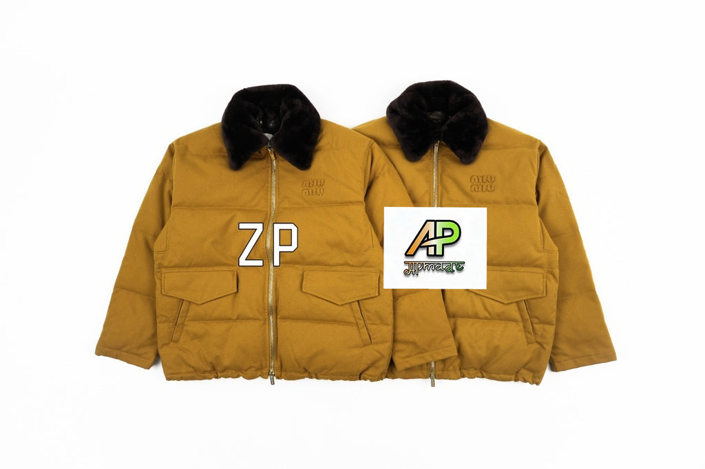 Miu Miu Lapel Down Jacket