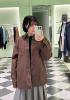 Prada Pocket Triangle Cotton Jacket