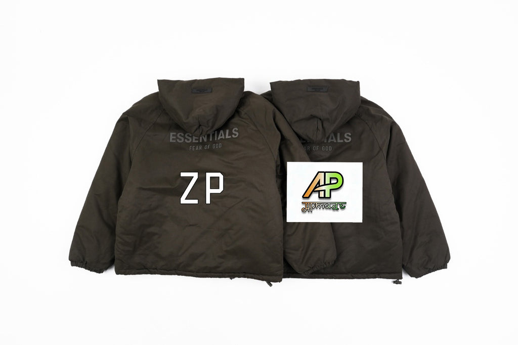 Fear of God Lettering Hooded Cotton Jacket