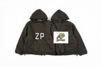 Fear of God Lettering Hooded Cotton Jacket