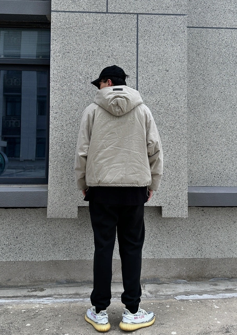 Fear of God Lettering Hooded Cotton Jacket