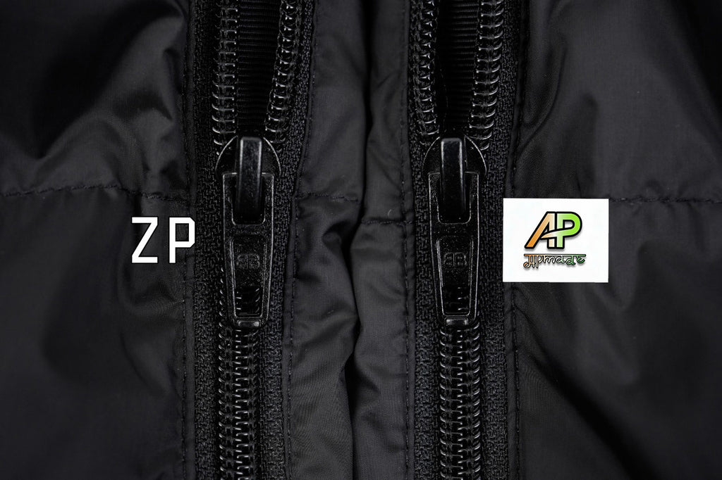 Balenciaga Short Puffer Jacket with Circular Embroidery