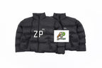 Balenciaga Short Puffer Jacket with Circular Embroidery