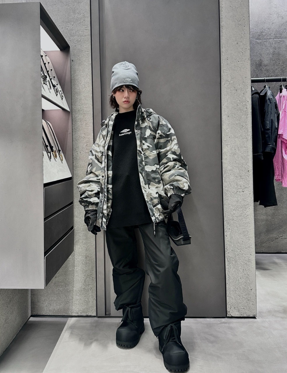 Balenciaga 25FW SKI Camouflage Jacket