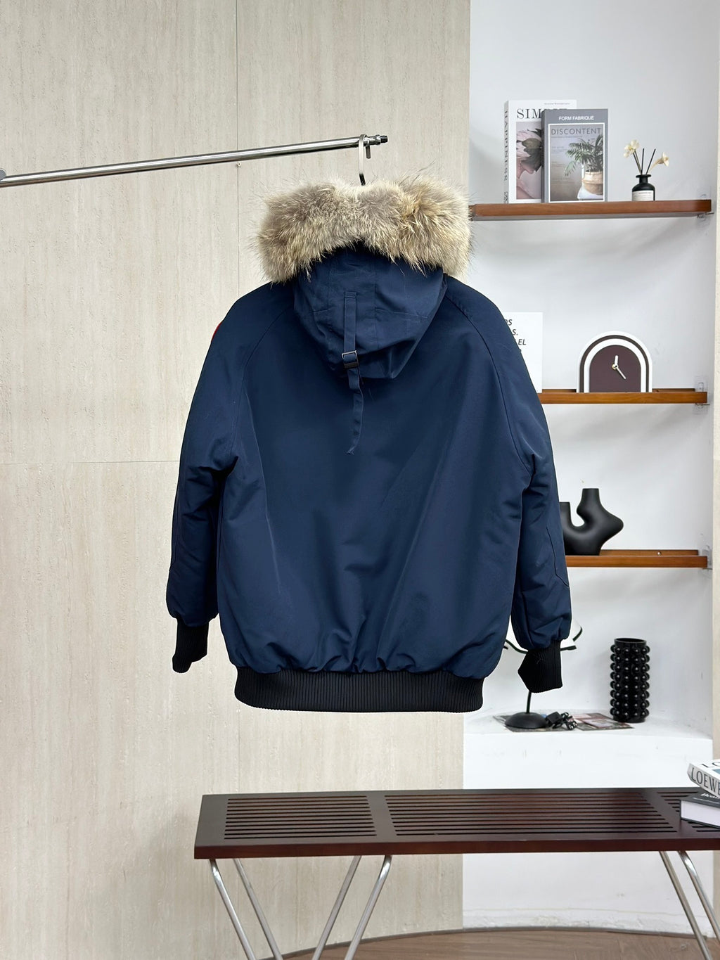 Canada Goose Hooded Anti-Race Down Flight Jacket