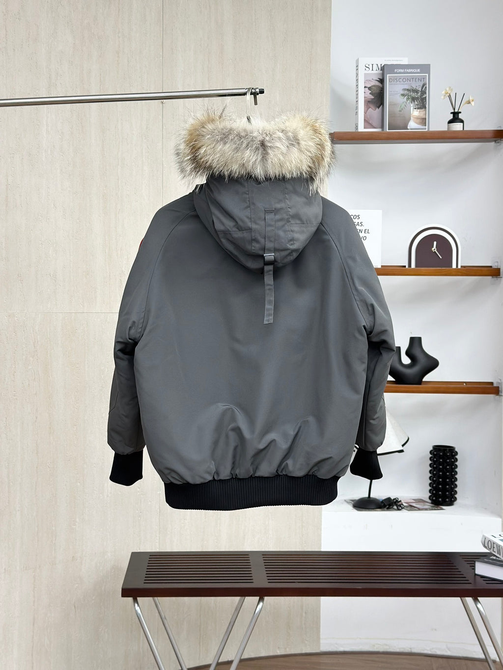 Canada Goose Hooded Anti-Race Down Flight Jacket