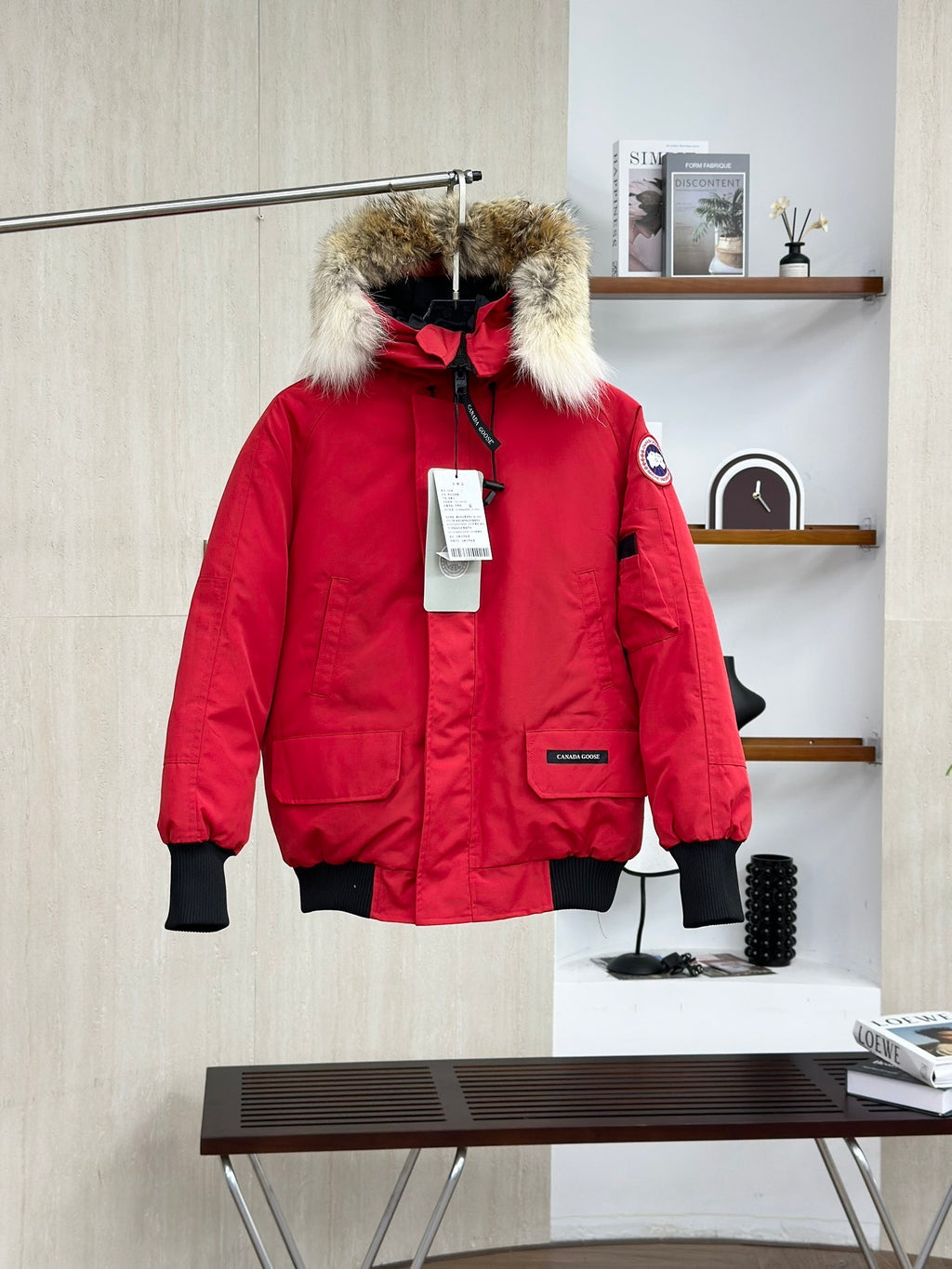 Canada Goose Hooded Anti-Race Down Flight Jacket