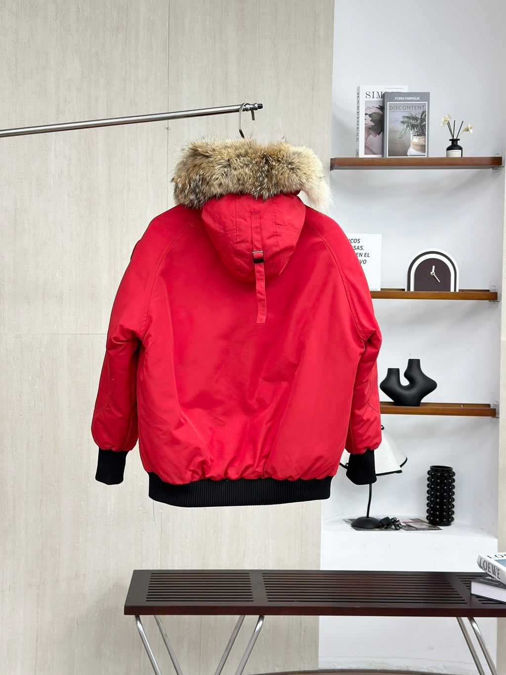Canada Goose Hooded Anti-Race Down Flight Jacket