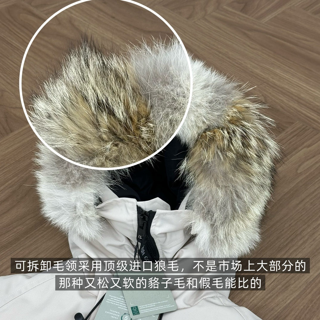 Canada Goose Hooded Anti-race Down Flight Jacket