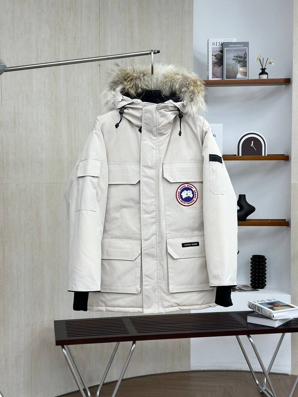 Canada Goose Down Jacket White