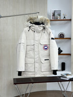 Canada Goose Down Jacket White