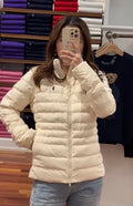 Ralph Lauren Rib Down Jacket White