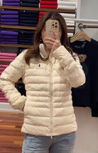 Ralph Lauren Rib Down Jacket White