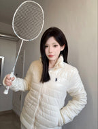 Ralph Lauren Rib Down Jacket White