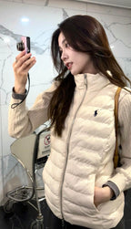 Ralph Lauren White Rib Vest