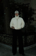 Ralph Lauren Vintage Pony Logo Down Jacket with Lambswool Collar