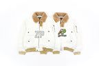 Ralph Lauren Vintage Pony Logo Down Jacket with Lambswool Collar