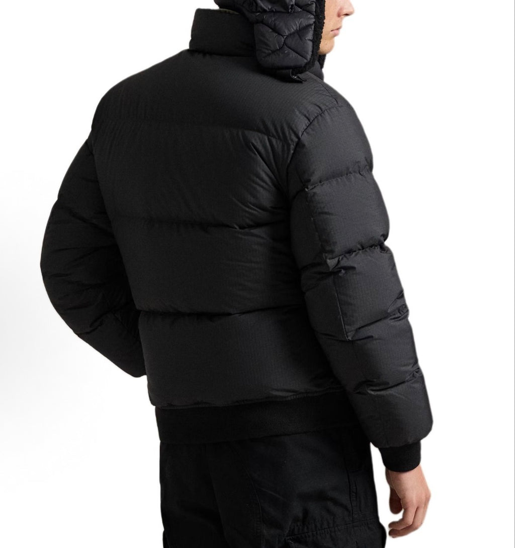 Ralph Lauren Black/Grey Pony Logo Down Jacket