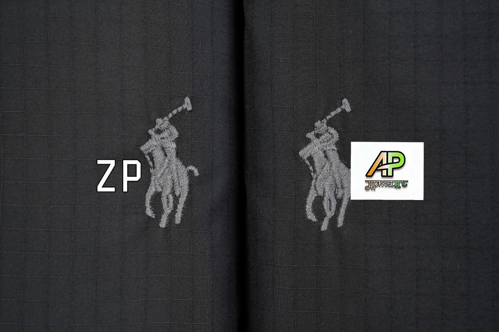 Ralph Lauren Black/Grey Pony Logo Down Jacket