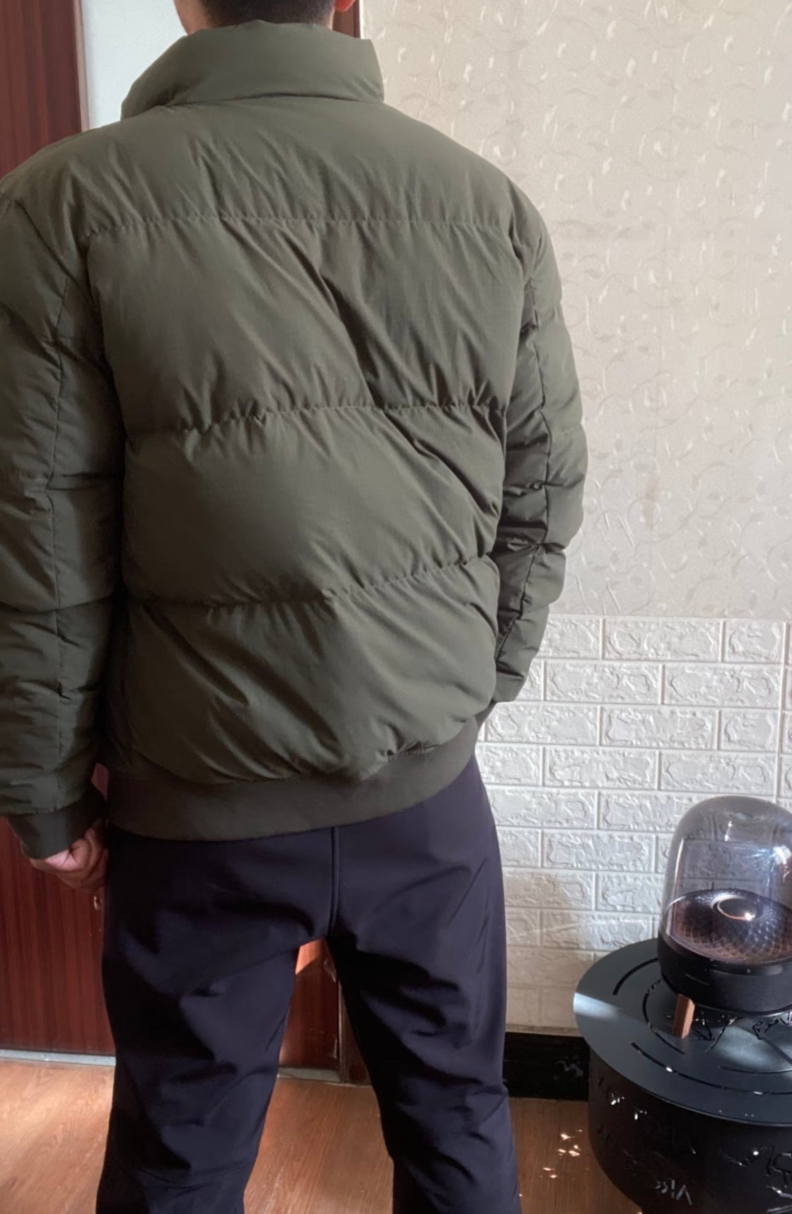 Ralph Lauren Black/Grey Pony Logo Down Jacket