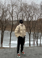 Stone Island Mesh Fabric Down Jacket