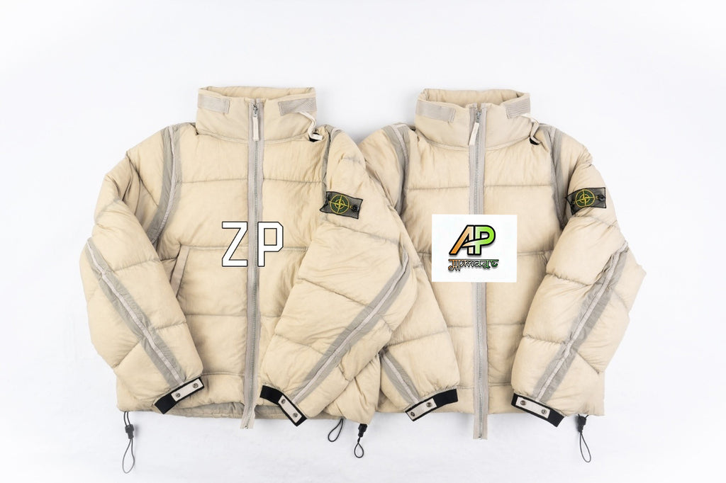 Stone Island Mesh Fabric Down Jacket