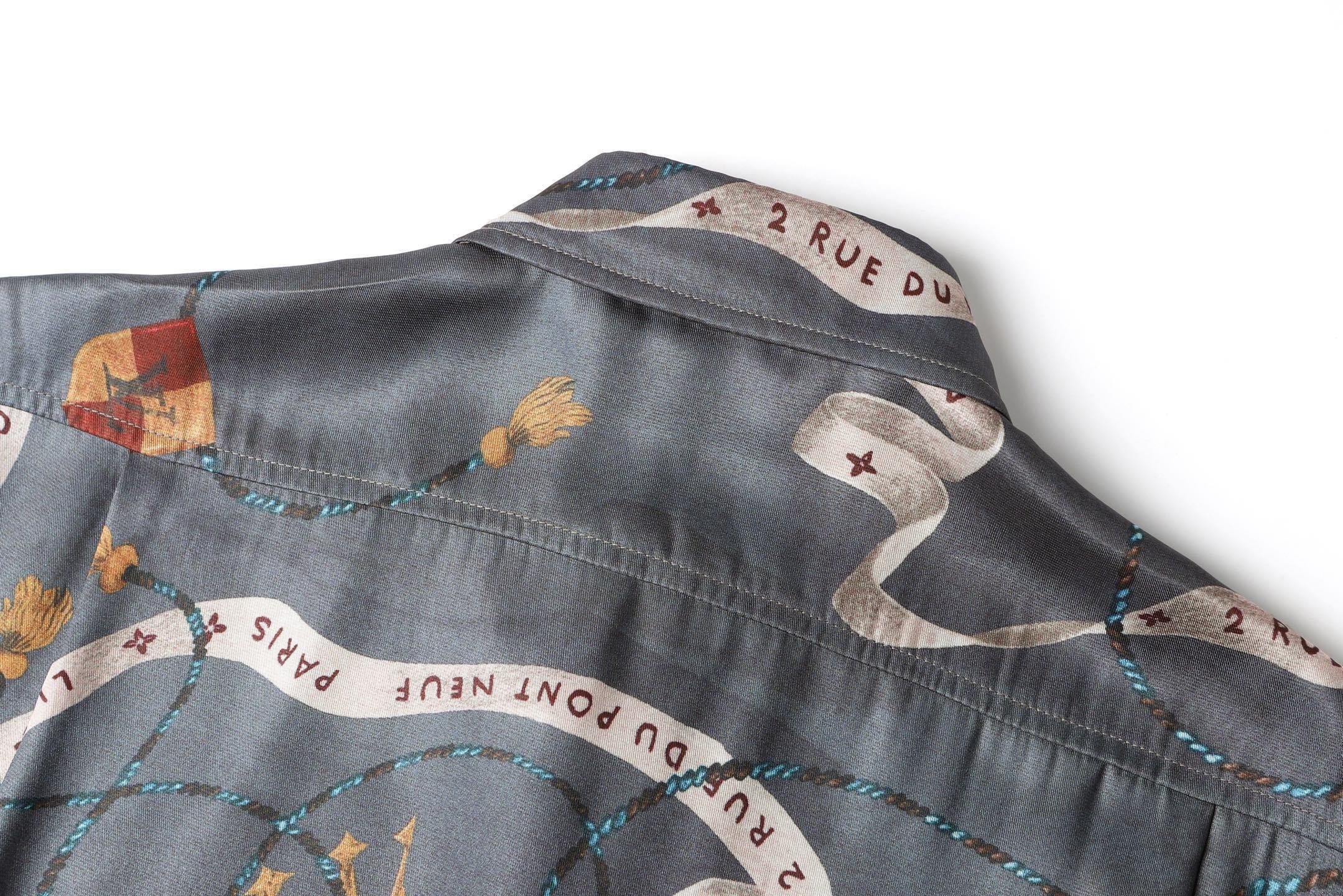 Louis Vuitton Printed Silk Shirt
