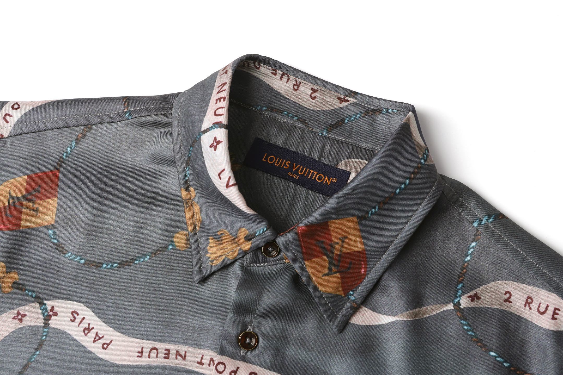 Louis Vuitton Printed Silk Shirt