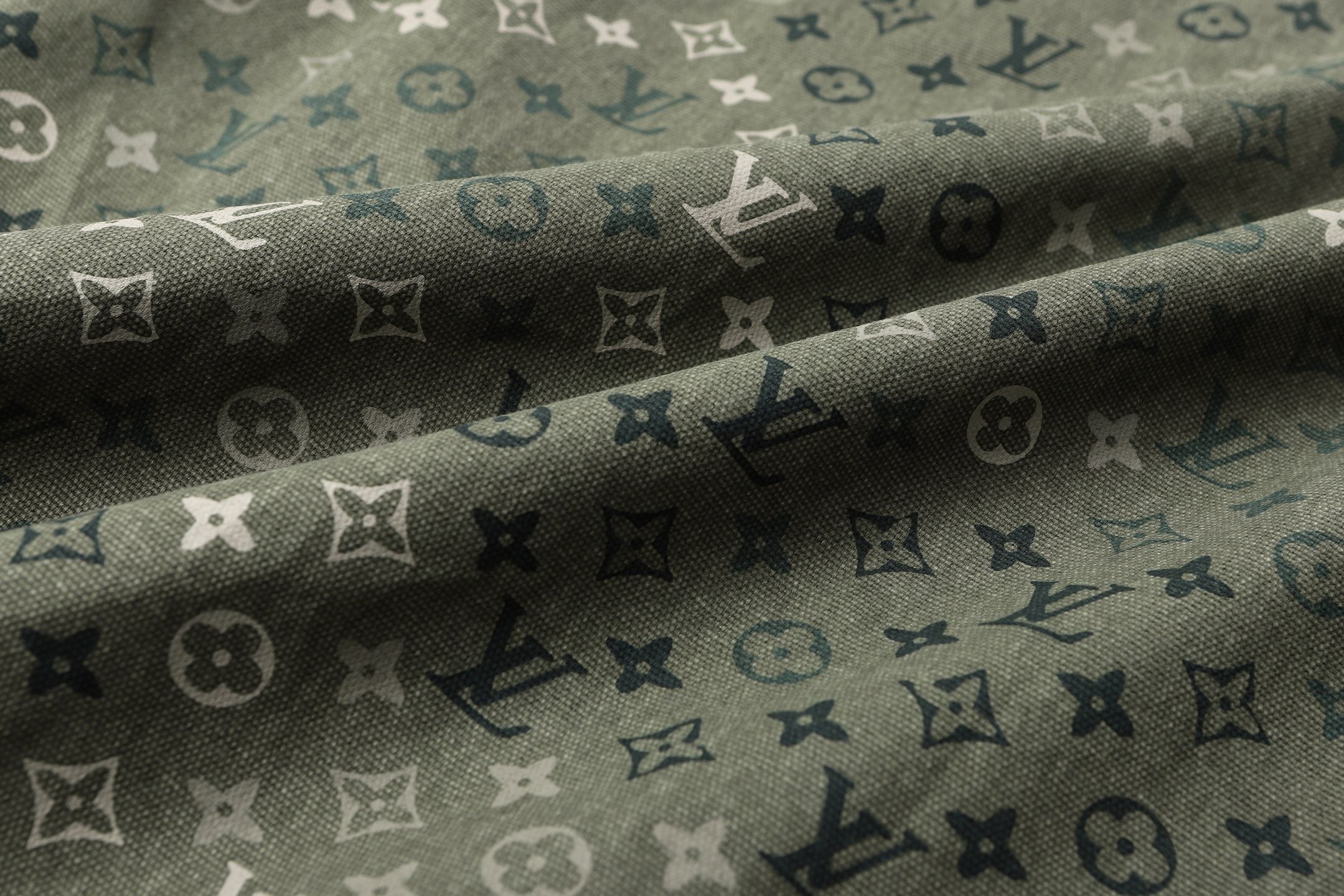 Louis Vuitton Lapel Collar All-over Print Workwear-style Jacket Shirt