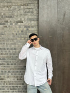 Louis Vuitton Lapel Single-breasted Jacquard Long-sleeved Shirt